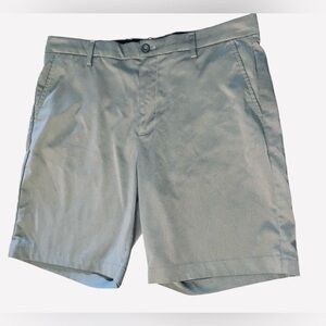 Amazon Essentials Men’s Size 36 Grey Flat Front Slim Shorts